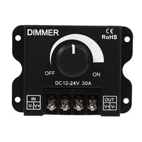 Strip Led Controller - 12V-24V 30A Led Switch Gradateur Opérateur Manuel Opération for Strip Light Single Color