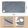 Horuili® Coussin Chauffant USB, Couverture Chauffante Portable avec 3 Modes de Minuterie, 10 Réglages de Température, Coussin Ch