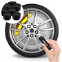 MeoZynxadril 24 Pièces Cache Ecrou, Cache Ecrou 17mm, Cache écrou de Roue, Capuchons D'écrou de Roue Universel, avec 2 Outil Dem