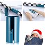 3 Pcs Papier d'emballage Cutter, Coupe-Papier d'Emballage Coulissant, Noël Papier d'Emballage Cutter, Cutters de Papier Cadeau, 