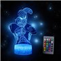 Spiider-mann Lampe 3d Illusion Usb veilleuse Avec Télécommande Et Smart Touch