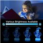 Spiider-mann Lampe 3d Illusion Usb veilleuse Avec Télécommande Et Smart Touch,Télécommande 16 Couleurs Changement 3D Illusion La