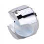 Maso Lot avec horloge et thermomètre Pour guidon de moto 7/8" (22 mm) Universel Étanche Noir