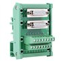 DB15-M6 Connecteur de Carte de Bornier Module d'Interface à Montage sur Rail DIN à Double Tête Femelle