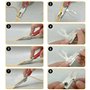 Outil de coupe de soudure de plancher, trousse à outils de coupe de soudure de plancher de vinyle de PVC Tondeuse de coupe de pl