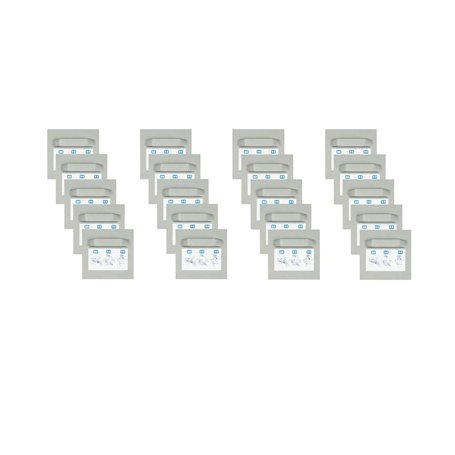 Lot de 20 plaques adhésives