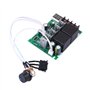 DollaTek 10V-55V 12V 24V 36V 40A Contrôleur de Vitesse du Moteur à Courant continu Bouton inverseur Bouton de réglage réglable P
