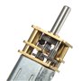 DollaTek 2Pcs DC DollaTek DC 6V 70RPM 3mm motoréducteur 70 tr/min Mini motoréducteur de réduction de vitesse pour RC voiture Rob