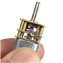 DollaTek 2Pcs DC DollaTek DC 6V 70RPM 3mm motoréducteur 70 tr/min Mini motoréducteur de réduction de vitesse pour RC voiture Rob