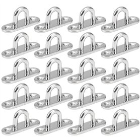 AstarFavor 20 pièces Plaques à œillets Inox