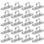 AstarFavor 20 pièces Plaques à œillets Inox