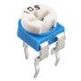 HALJIA 100 pcs 10 valeur Rm065 6 mm tondeuse potentiomètre assortis kit résistance variable avec Plastci Box