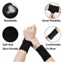 Niuhong 2 Paires Bracelets Poignet Coton Élastiques Sports Poignet Athlétique Élastique Poignet Protection Bras Fitness Bandes P