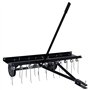 Scarificateur Trainé pour Tracteur, Scarificateur à Tirer Scarificateur pour Gazon Scarificateur pour Tondeuse autoportée 100 cm