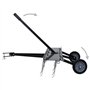 Scarificateur Trainé pour Tracteur, Scarificateur à Tirer Scarificateur pour Gazon Scarificateur pour Tondeuse autoportée 100 cm