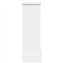 Manteau de Cheminée, Bordure de Cheminée Encadrement Cheminee Decorative Cadre de cheminée Blanc 90x30x90 cm Bois d'ingénierie