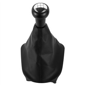 DOMENICA 5 Vitesses Pommeau de Levier de Vitesse avec Soufflet Compatible pour Peugeot 207 307 308 CC