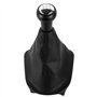 DOMENICA 5 Vitesses Pommeau de Levier de Vitesse avec Soufflet Compatible pour Peugeot 207 307 308 CC