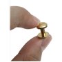 10 ensembles Rivets en Cuir Boutons en Laiton Massif Vis à Clous pour le Cuir les Bagages les Cadres Photo et Autres Objets Arti