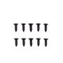 Alnicov Sourcingmap Lot de 100 vis auto-perceuses pour particules de bois Noir 2 x 6 mm