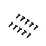 Alnicov Sourcingmap Lot de 100 vis auto-perceuses pour particules de bois Noir 2 x 6 mm