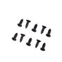 Alnicov Sourcingmap Lot de 100 vis auto-perceuses pour particules de bois Noir 2 x 6 mm