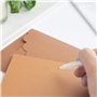 ASFINS Enveloppe Rose, 30 Pièces Enveloppe Kraft Enveloppe Faire Part, Enveloppe avec Coeur, pour Mariage de Cartes, Fournitures
