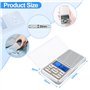 Balance de Cuisine 5 Unités de Mesure Écran LCD Rétroéclairé Mini Portable pou