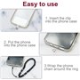 Lot de 3 Cordons Courts pour Téléphone Portable - Pendentif Avec Perles et Pierres de Cristal Naturelles - Universel Avec 3 Cous