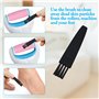10 Pièces Rouleaux de Remplacement Rape Pieds pour Velvet Smooth, Recharge pour Pierre Ponce Rapeuse Electrique, pour Pedicure R