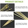 Lot de 110 brochettes à cocktail en bois - Pour cocktails - Cure-dents - Pour amuse-bouche - Décoration de cocktail - 12 cm - Pe