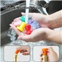Lot de 7 capsules en silicone réutilisables - 7 couleurs - Pour vin de diamètre 1,8 cm à 2,2 cm - Diamètre intérieur de l'embouc