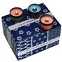 Kit de Fabrication de Bougies de Cire Bricolage, DIY Bougies, Kit Fabrication Bougies Parfumées, mèches de Bougie, Pot de Fabric