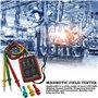WIYETY Testeur de phase portable à 3 phases : compteur de champ rotatif AC 60 V ~ 600 V, testeur de rotation à 3 phases, testeur