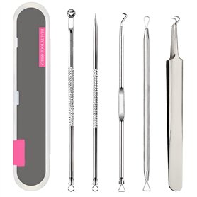 Kit d'outils pour enlever les points noirs et un miroir portable