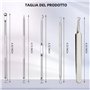 Kit d'outils pour enlever les points noirs et un miroir portable, Blackhead extracteur d'acné avec boîte pour le traitement et l