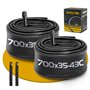 Pack de 2 Chambre à air 700 x 35-43C pour Vélo de Route