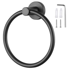 SHEENO Anneau Porte Serviette Acier Inoxydable