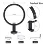 Anneau Porte Serviette Fixation Murale Rond pour Salle de Bains