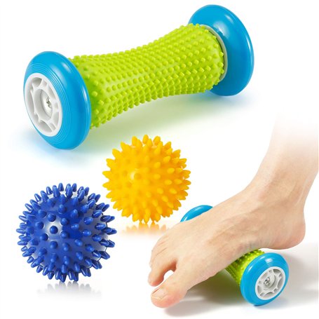Balle de massage pour les pieds - Pour fasciite plantaire - Rouleau de massage musculaire et balles de massage des pieds