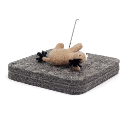 Hancool Tapis de feutrage à l'aiguille en laine naturelle - Accessoire de feutrage de base - 15