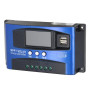 Yoving Régulateur de Charge Solaire MPPT 100A Intelligent 12V/24V Automatique