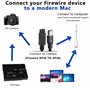 MEIRIYFA FireWire 1394B 9 broches mâle vers 6 broches mâle Firewire 800 vers 400 IEEE Câble d'extension pour appareils photo num