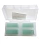 Lot de 200 lamelles carrées en verre pré-nettoyées 22 mm/24 mm (24 mm x 24 mm)
