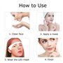 Masque LED de traitement d'acné de thérapie par la lumière de 7 couleurs, masque facial de beauté de lumière de LED pour la tach