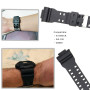 OTOTEC Bracelet de Montre Chaîne de Montres Givrée par Ceinture de Montres PU Remplacement Compatible pour Casio G-Shock GA-100 