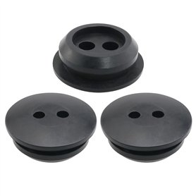 ITROLLE Lot de 3 œillets de réservoir de carburant en caoutchouc de 23 mm avec double trous pour HHomelite 560878002 Toro 51944