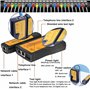 MAYLINE RJ45 Outils Kit Réseau Professionnel Pince à Sertir RJ12 RJ11 CAT5 CAT6 Cirmpature pour Câbles Réseau Entretien Kit LAN 