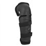 Vobor Genouillères de coude moto ensemble-4 pcs Genouillères de coude cyclisme moto Motocross Protector Shin Guard Armors Set Bl
