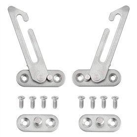 Lot de 2 entrebâilleurs de fenêtre en UPVC